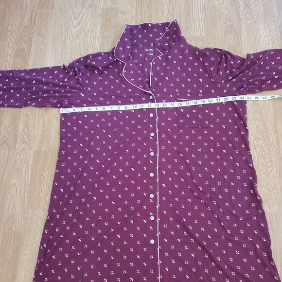 Alfani Plus Size Printed Sleepshirt Nightgown - Picture 7 of 12